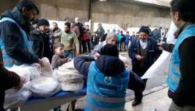 Provisions delivered to 4500 families in Aleppo