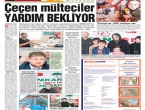 Çeçen mülteciler yardım bekliyor