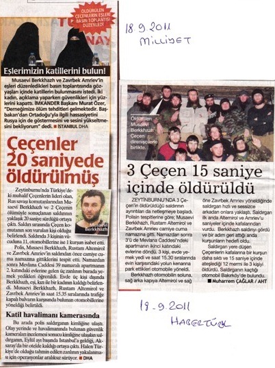 Çeçenler 20 saniyede öldürülmüşler - Milliyet amp Habertürk