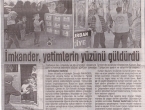 İMKANDER yetimlerin yüzünü güldürdü