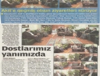 Akit Gazetesi'ne geçmiş olsun ziyareti