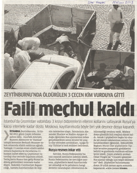 Faili meçhul kaldı