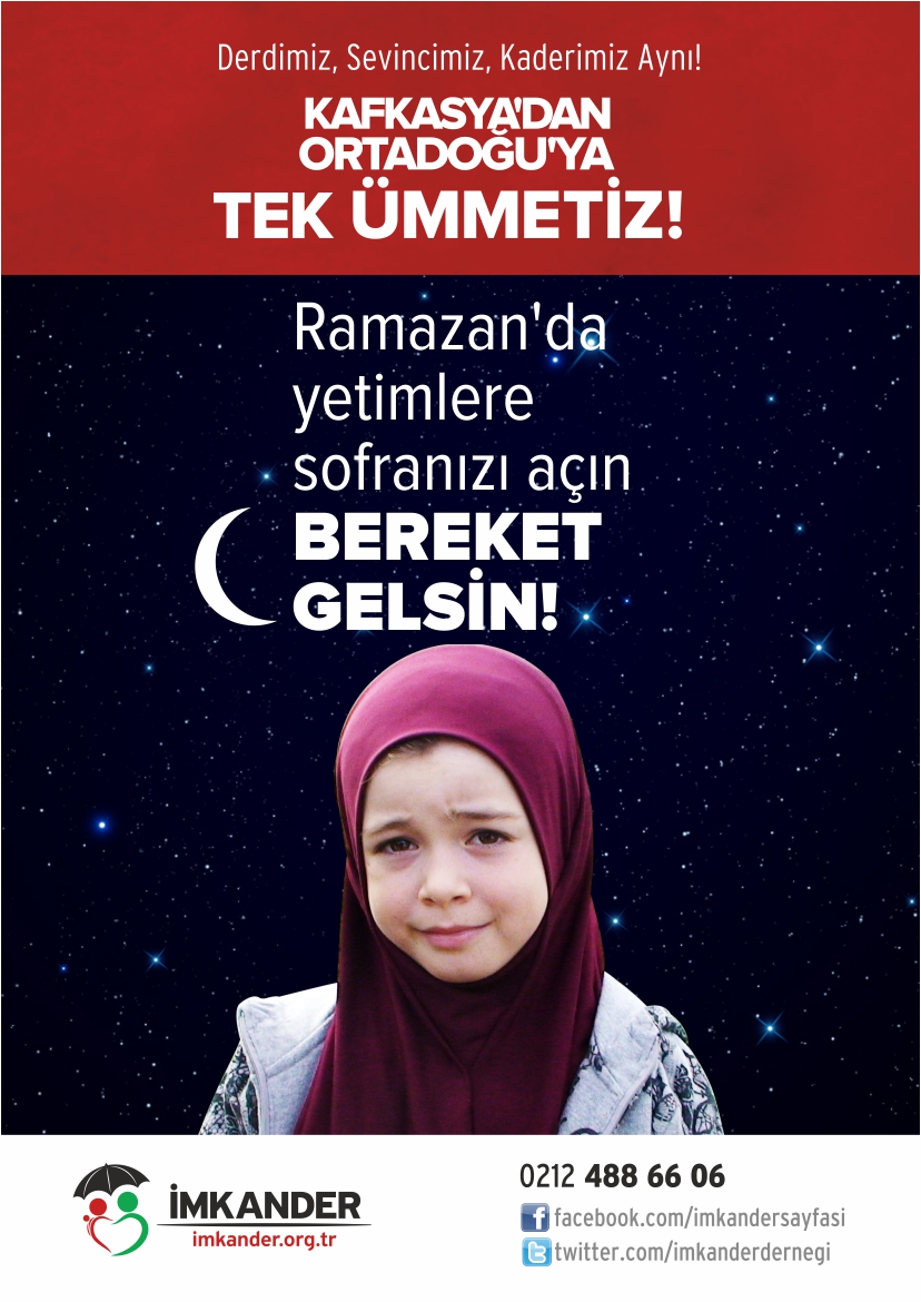 Ramazan'da yetimlere sofranızı açın