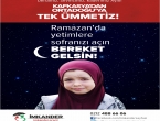 Ramazan'da yetimlere sofranızı açın