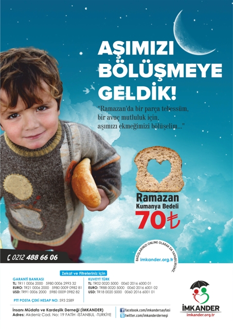 Ramazan'da yetimlere sofranızı açın