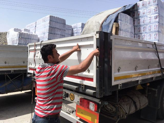 Halep'e 195 ton un daha gönderildi