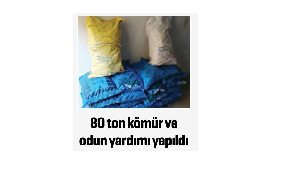 80 ton kömür ve odun yardımı yapıldı - Gaziantep Güneş