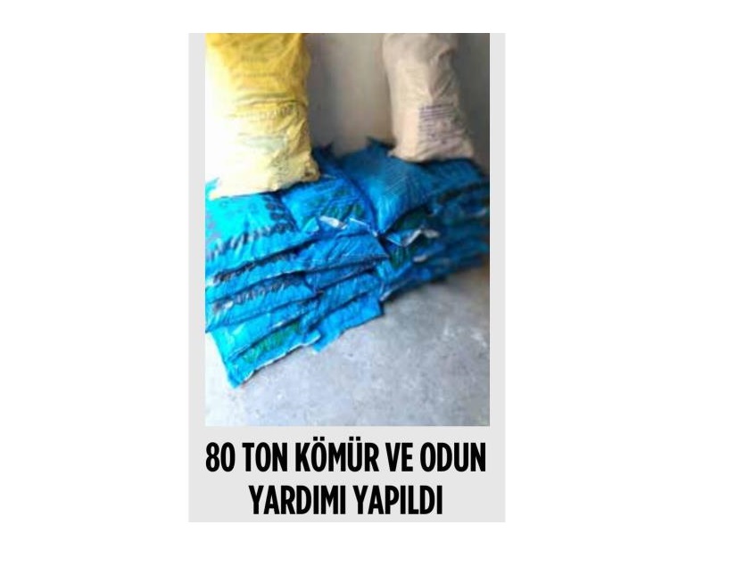 80 ton kömür ve odun yardımı yapıldı - Doğuş