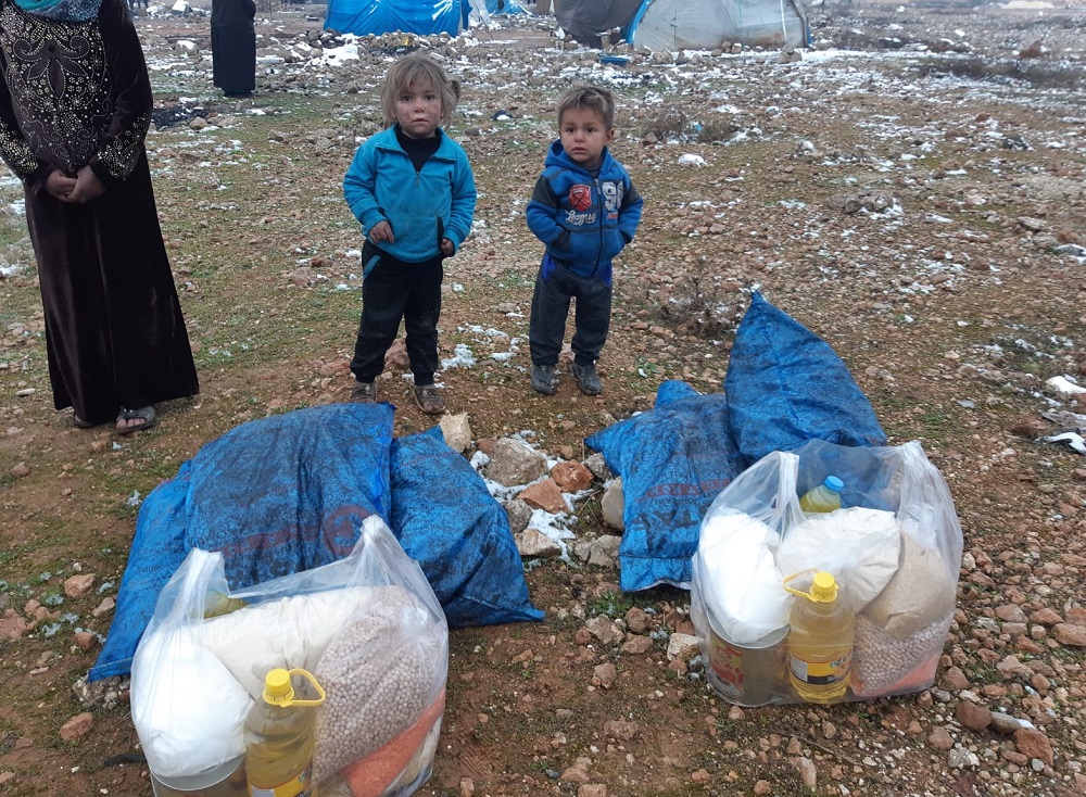 İdlib halkına gıda kömür ve battaniye yardımı - Referans