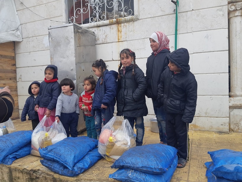 İdlib halkına gıda kömür ve battaniye yardımı - Doğuş