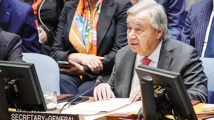 Guterres'ten İsrail'in tepkisine yanıt