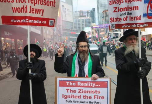 Kanada'da Filistin'e destek gösterisi