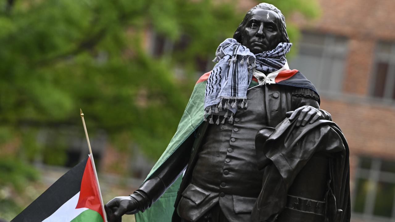 Amerika'nın dört bir yanındaki üniversitelerde Filistin'e destek gösterisi