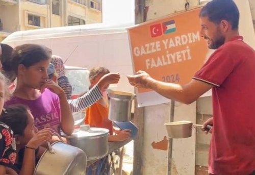 Gazze'de yardım faaliyetlerimiz sürüyor