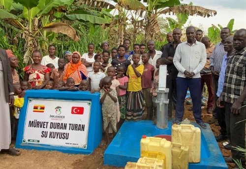 Afrika 039 da bir köy daha suya kavuştu