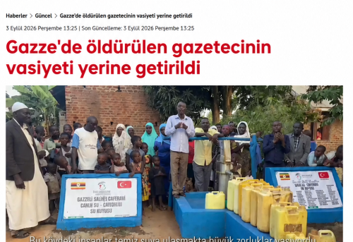 Şehit gazetecinin vasiyeti yerine getirildi - Akşam
