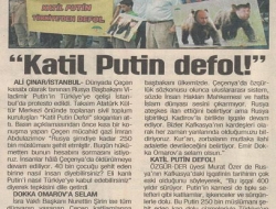 Katil Putine Protesto - Vakit