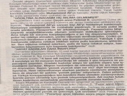 6 Ağustos 2009 Tarihli Vakit Gazetesi