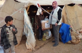 Suriye-El Bab'da Yardım Dağıttık