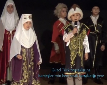 Tataristanlı muhacir öğrencimizin Türkiye'ye Şiiri