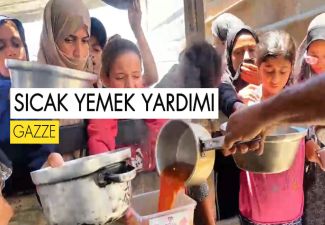 Gazze 039 de sıcak yemek dağıtıyoruz Gazze 039 de sıcak yemek dağıtıyoruz