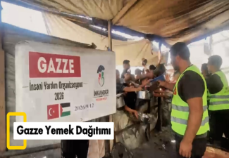 Gazze 039 de yemek dağıtmaya devam ediyoruz